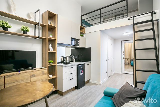 Квартира-студия, 20 м², 2 кровати
Квартира-студия, 20 м², 2 кровати