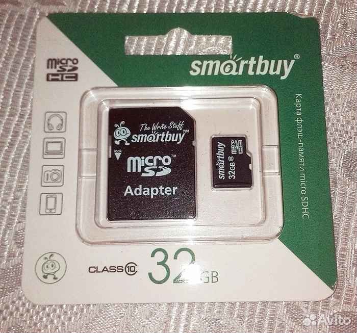 Карта памяти smartbuy microsd 32gb class 10 sb32gbsdcl10 01 адаптер