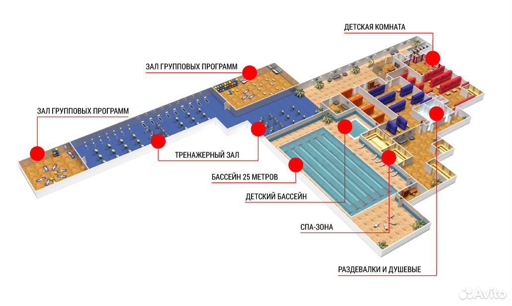 Карта клубов фитнес хаус спб