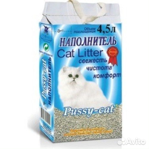 Наполнители для кошачьего туалета Pussy Cat купить на Зозу.ру - фотография № 4