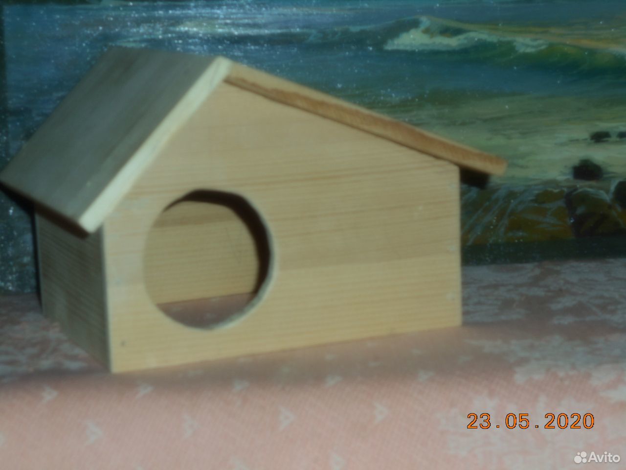 Домик для хомяка деревянный купить на Зозу.ру - фотография № 2