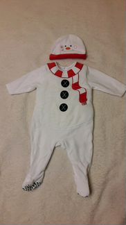 Новогодний костюм Снеговик 3-6 мес.Mothercare