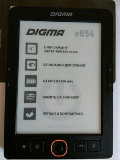 Электронная книга Digma e654
