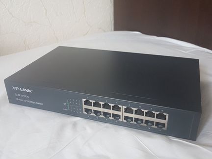 Коммутатор TL-SF1016DS 16 портовый Fast Ethernet