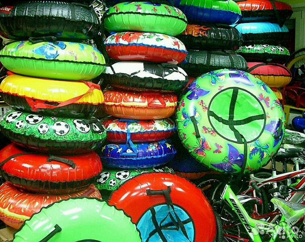 Тюбинг ватрушка надувная Новый
