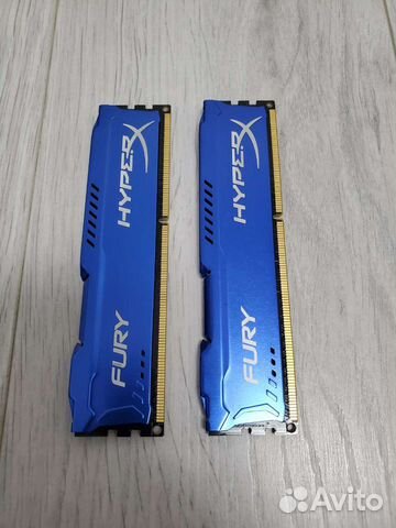 Оперативная память DDR3 Kingston Fury 8GB 2x4Gb