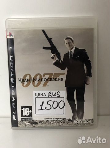 Диск 007 Квант милосердия для PS3