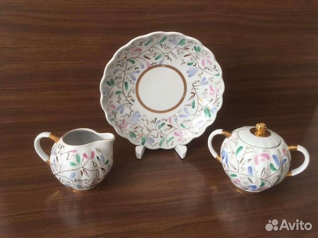Чайный сервиз лфз СССР 3 предмета