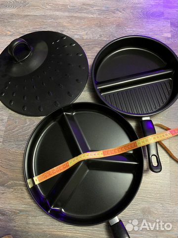 Набор, 2 сковородки с крышкой