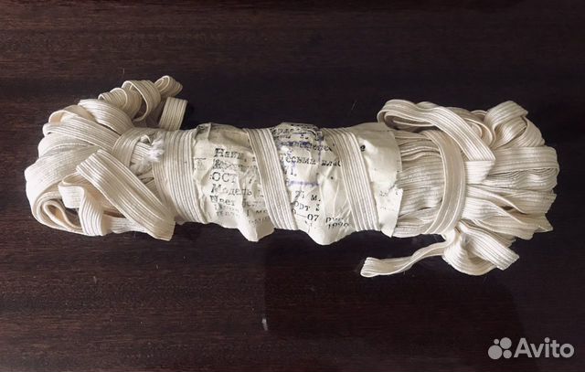 Тесьма эластичная,винтаж СССР,25 м.1990 г