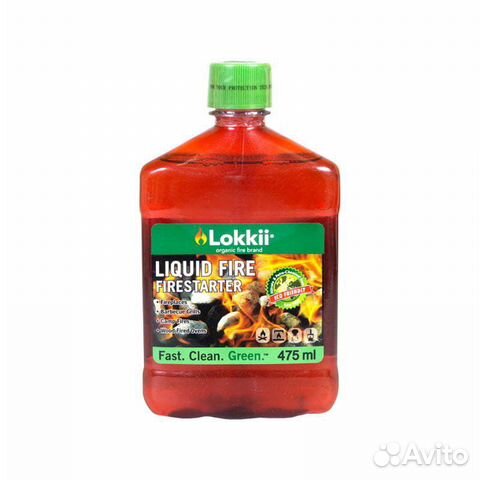 Жидкость для розжига угля Lokkii 473 мл (BBQ)