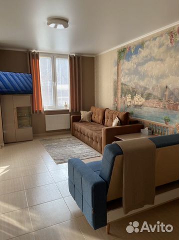

Квартира-студия, 35 м², 2 кровати