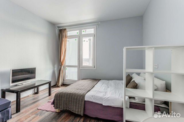

Квартира-студия, 28 м², 2 кровати