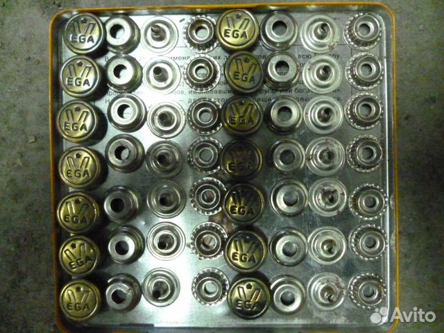 Клепка заклепка кнопка для одежды EGA винтаж