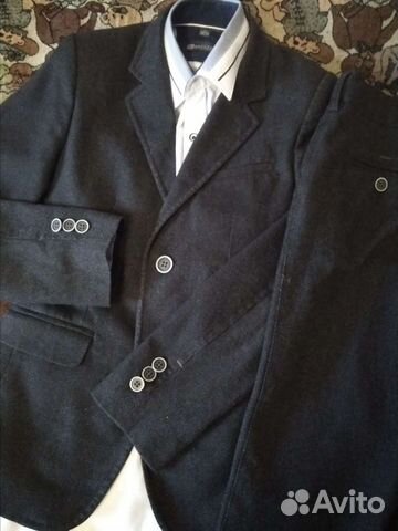 Школьный костюм с рубашкой размер 140