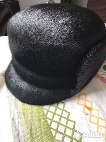 Норковая шапка мужская