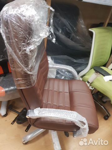 Кресло новое Everprof Atlant AL M коричн и чёрное