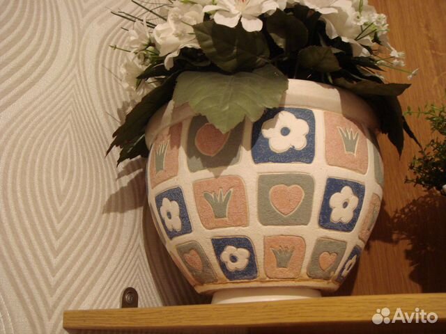 Горшок для цветов керамика