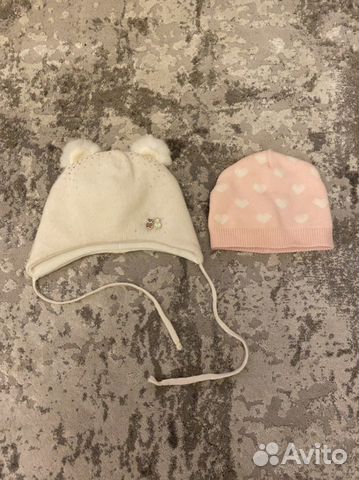 Шапка для девочки mothercare 44-46