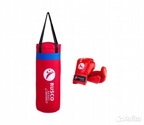 Набор для бокса Rusco 6oz красный