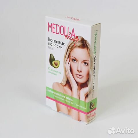 Восковые полоски Medolla 20 шт., зона: лицо