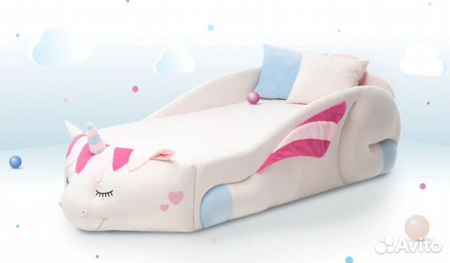 Кровать единорог для девочки