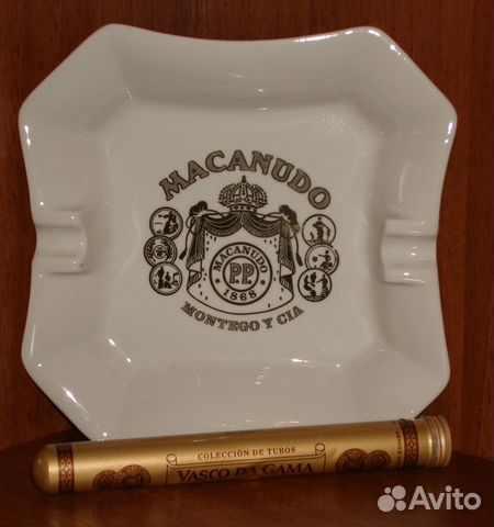 Пепельница. Macanudo.Винтаж. Фарфор