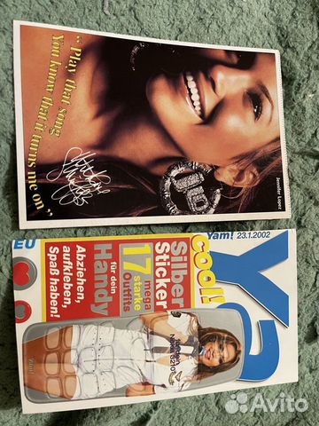 Открытки и наклейка Jennifer Lopez