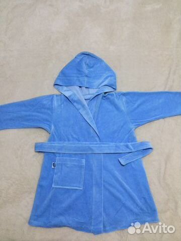 Халат детский велюровый новый