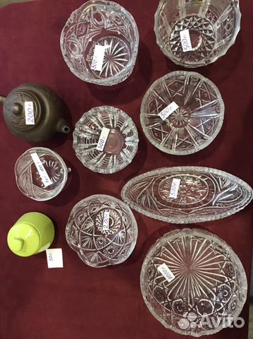 Хрустальная посуда СССР