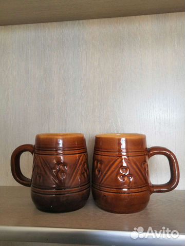 Пивная кружка глиненаяссср