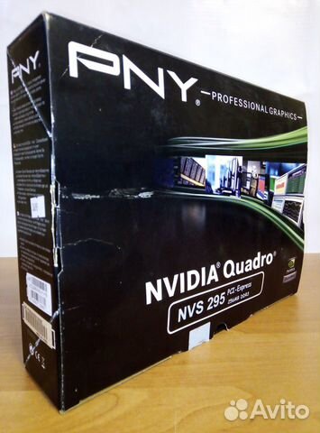 Видеокарта профессиональная PNY Quadro 4 NVS 295
