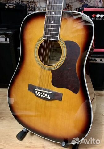 Акустическая Гитара 12 струн + Чехол