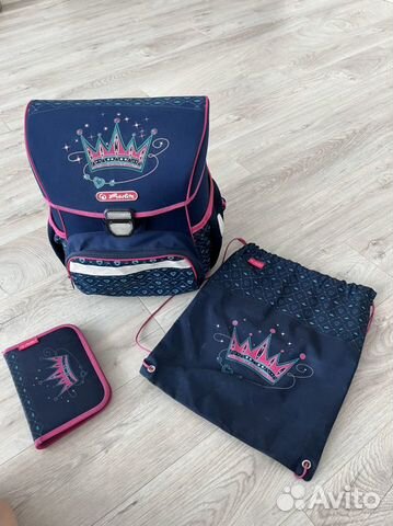 Ранец Herlitz loop plus - Crown с комплектом