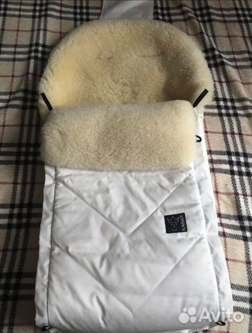 Зимний детский конверт овчина kaiser dublas