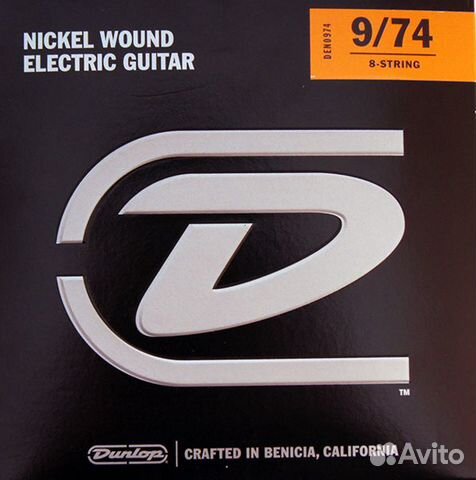 DEN0974 струны для 8стр электро, 9-74, Dunlop