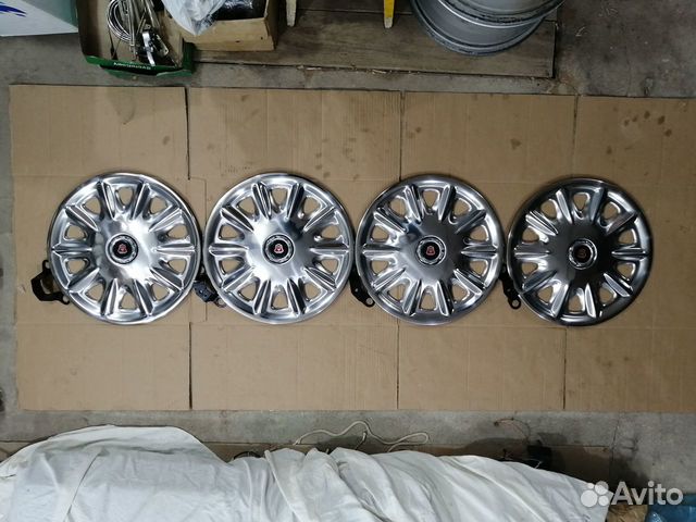 Новые колпаки газ Волга R15 хром