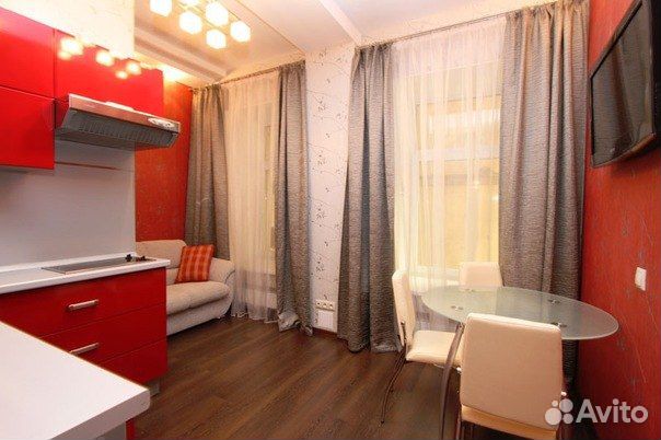 

1-к. квартира, 42 м², 2 кровати