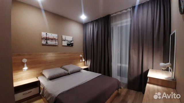 

1-к. квартира, 34 м², 2 кровати