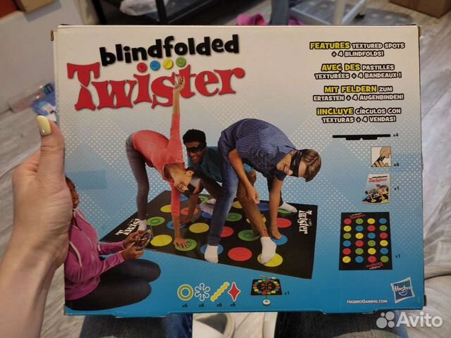 Твистер blindfolded