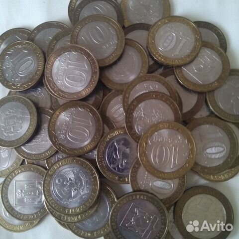 Монета 10руб биметалл