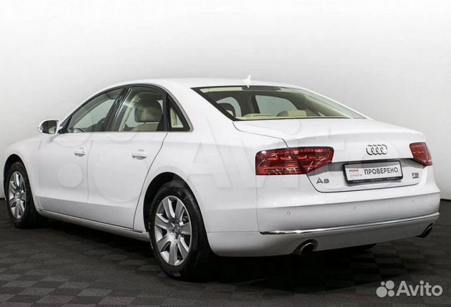 Крыша Ауди А8 Д4 короткая, без люка, цвет белый