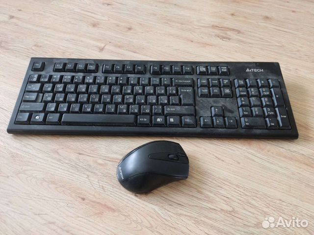 Беспроводная клавиатура и мышь A4tech
