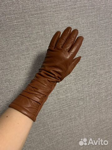 Перчатки женские кожаные 7
