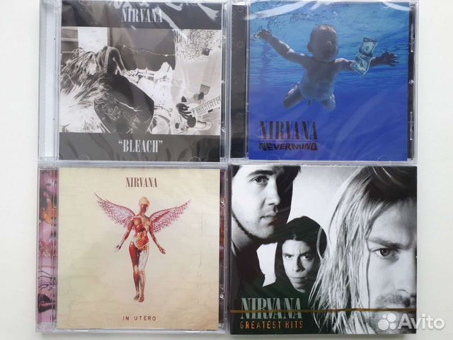 CD диски Nirvana, Red Hot Chili Peppers