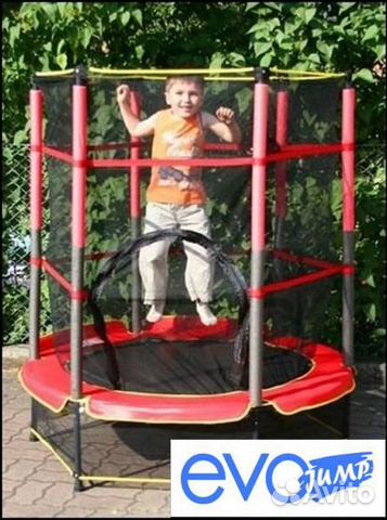 Батут с внутренней сеткой Evo Jump 4.5ft (140 см)