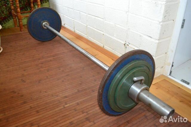 Штанга гриф блины 44кг