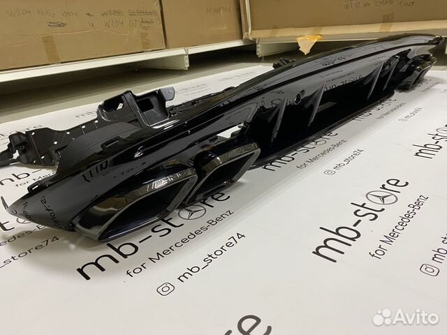 Диффузор на Mercedes w205 дорест 6.3 AMG