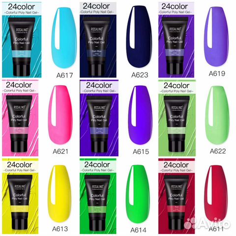 Полигель, топ, база, праймер, ленты дизайна