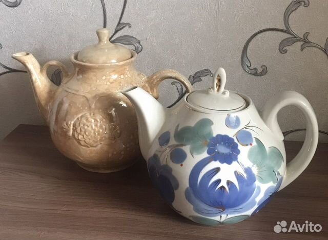 Советские керамические чайники